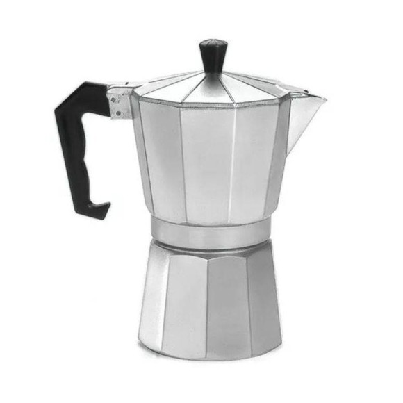 CAFETEIRA ITALIANA 03 CAFES ALUMINIO