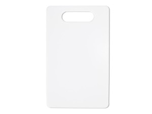 TABUA DE PLASTICO BRANCA PEQUENA