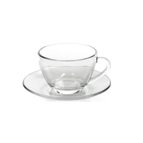 XICARA VIDRO 238ML BASIC C/PIRES