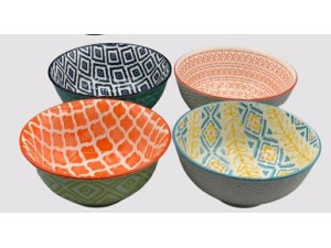 BOWL CERAMICA 270ML 08X12CM COLOR