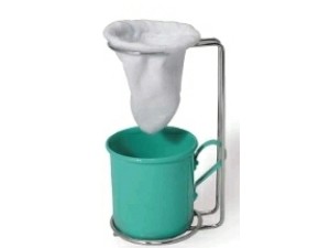 SUPORTE COADOR CAFE C/CANECA 250ML ALUM 10X16CM