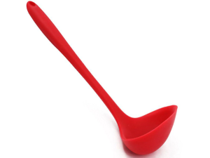 CONCHA FEIJÃO SILICONE VERMELHA 28X06CM