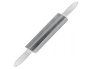 ROLO MASSA INOX 38CM CABO-COLOR