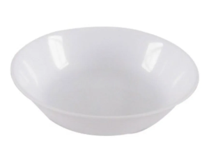 TIGELA MELAMINA 720ML REDONDA BRANCA