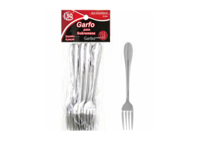 KIT 06 GARFO SOBREMESA INOX GARBO 15CM