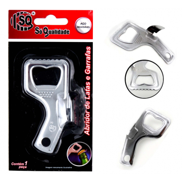 ABRIDOR DE LATA E GARRAFA METAL