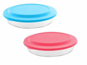 ASSADEIRA BOROSSILICATO 3,2L C/TAMPA-PLASTICA 30X21X6,5CM OVAL