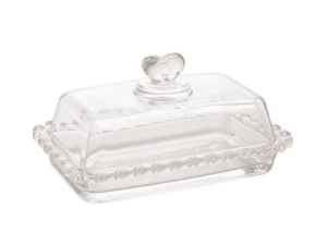 MANTEGUEIRA VIDRO PEROLA 17X10CM 
