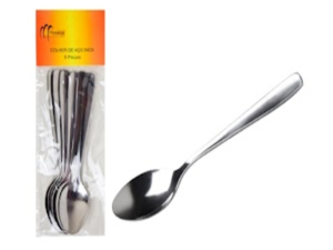 TALHER LUCY COLHER CHÁ C/6 INOX