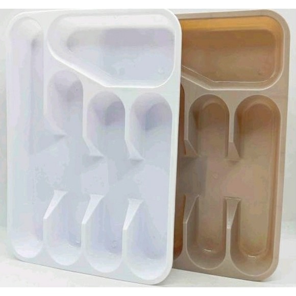 PORTA TALHER PLASTICO 5 DIVISÕES 33X25CM