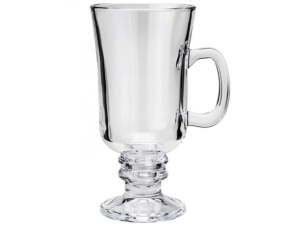 JOGO 3 CANECA VIDRO 230ML IRISH CAPUCCINO