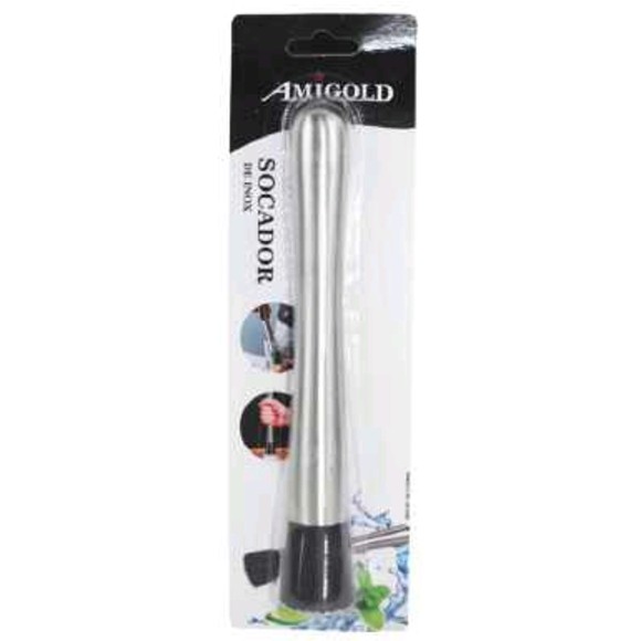 SOCADOR INOX 21CM P/DRINKS