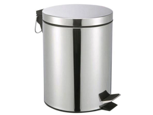 LIXEIRA PEDAL 20L INOX 29X44CM