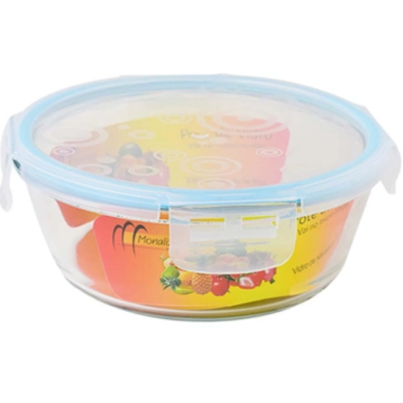 POTE VIDRO TAMPA-HERMETICA REDONDO 950ML