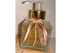 SABONETEIRA VIDRO 100ML CUDO PEROLADO