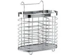 PORTA TALHER METAL CROMADO 18,5CM