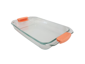 ASSADEIRA VIDRO 38X21CM BOROSSILICATO