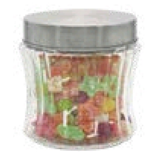 POTE VIDRO CINTURA 0,8L TAMPA INOX