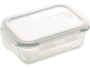 POTE VIDRO TAMPA-HERMETICA RETANGULAR 1500ML