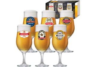 JOGO DE TAÇA COM 6 PARA CERVEJA 330ML BERLIM
