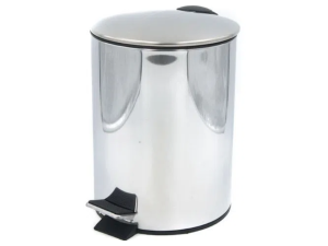 LIXEIRA PEDAL 08 INOX TAMPA-INOX