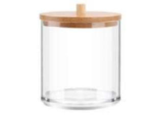 ORGANIZADOR ACRILICO 07X10CM TAMPA-BAMBU