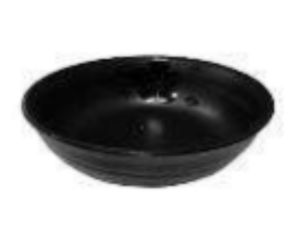 TIGELA MELAMINA 12,7CM PRETO