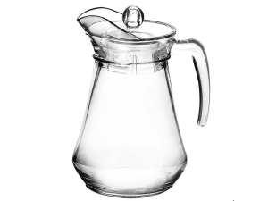 JARRA VIDRO TAMPA ACRILICA 1,6L CRYSTAL