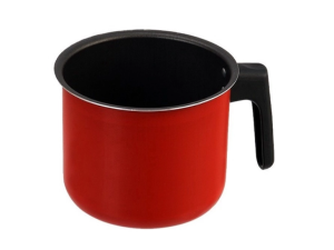 FERVEDOR VERMELHO ALUMINIO 12CM 1,0L