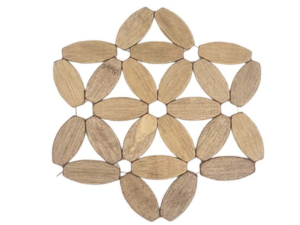 DESCANSO BAMBU 16X16CM 