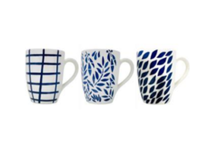 CANECA CERAMICA 320ML BLUE SORTIDA