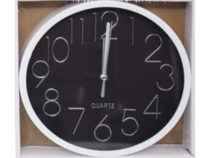 RELOGIO PAREDE 20CM REDONDO 4-CORES