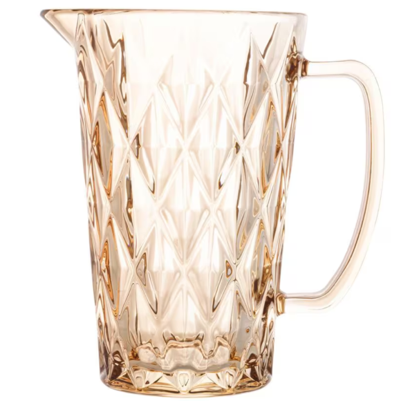 JARRA VIDRO 1,0L DIAMOND AMBAR