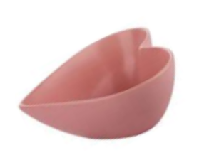BOWL PORCELANA 285ML CORACAO-ROSA