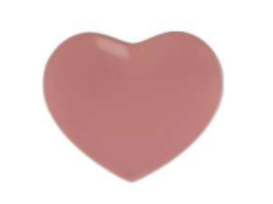 PETISQUEIRA PORCELANA 19X18CM CORACAO-ROSA