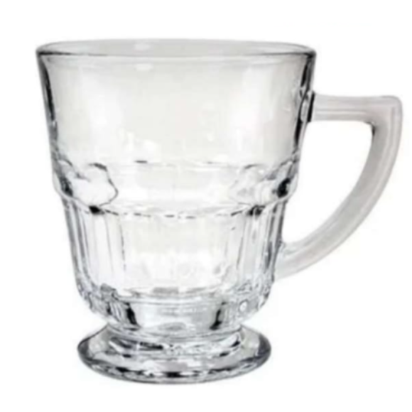 JOGO 6 CANECA VIDRO 130ML BOSTON
