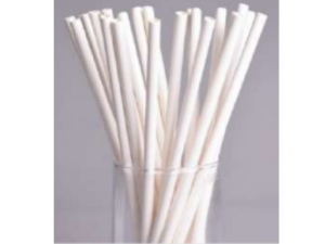 KIT 25 CANUDO PAPEL 20CM