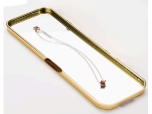 BANDEJA ESPELHO RETANGULAR 22X10CM