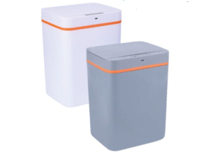 LIXEIRA C/SENSOR USB RECARREG 30CM RETANGULAR