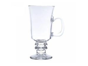 JOGO 6 CANECA VIDRO 250ML IRISH CAPUCCINO