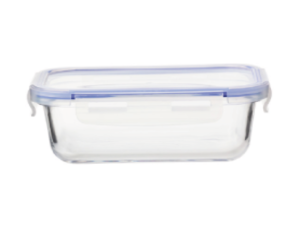 POTE VIDRO HERMETICO RETANGULAR 560ML
