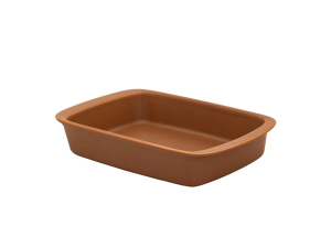 REFRATARIO CERAMICA TANGO 28X18CM MARRON 1,4L