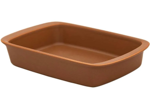 REFRATARIO CERAMICA TANGO 40X24CM MARRON 3,2L