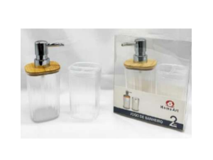 KIT 02 BANHEIRO ACRILICO TP-BAMBU