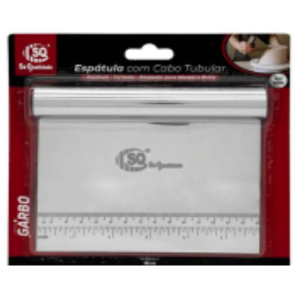 ESPATULA INOX MASSA 15X13CM CARTELA