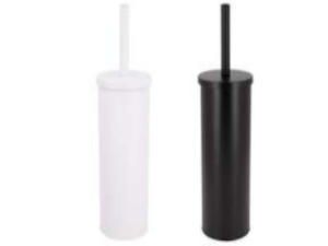 ESCOVA SANITARIA METAL PRETA/BRANCA