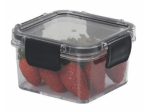 POTE ACRILICO HERMETICO 1000ML FIT