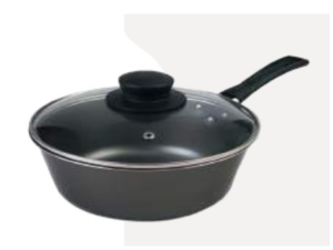 PANELA ALUM EXCLUSIVE 18CM GRAFITE