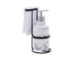 PORTA SABONETE CERAMICA C/SUP P/TOALHA