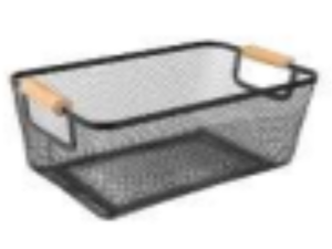 ORGANIZADOR ACRILICO PRETO 32X20CM ALCA MAD